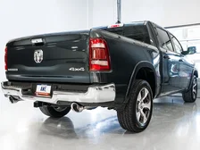 0FG Dual Rear Exit Catback for 5th Gen 5.7L (with bumper cutouts) Chrome Silver Tips for 2019-2026 Ram 1500 image 8