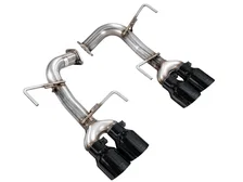 Track Edition Axleback Exhaust for VB 4" Diamond Black Tips for 2022-2026 Subaru WRX image 2