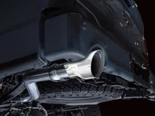0FG Non-Resonated Catback (With Bumper Cutouts) 5" Chrome Silver Tips for 2021-2026 Ford F-150 and Lobo image 10