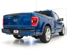 0FG Dual Side Exit Exhaust Cab 4.5" Diamond Black Tips for 2021-2026 Ford F-150 Regular image 8