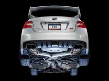 Touring Edition Exhaust for VA STI GV Sedan 4" Diamond Black Quad Tips for 2012-2021 Subaru WRX and WRX STI image 7