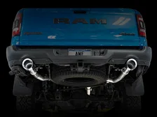 0FG Dual Rear Exit Catback for 5th Gen 5.7L (with bumper cutouts) Chrome Silver Tips for 2019-2026 Ram 1500 image 9