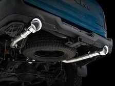 0FG Dual Rear Exit Catback for 5th Gen 5.7L (with bumper cutouts) Chrome Silver Tips for 2019-2026 Ram 1500 image 5