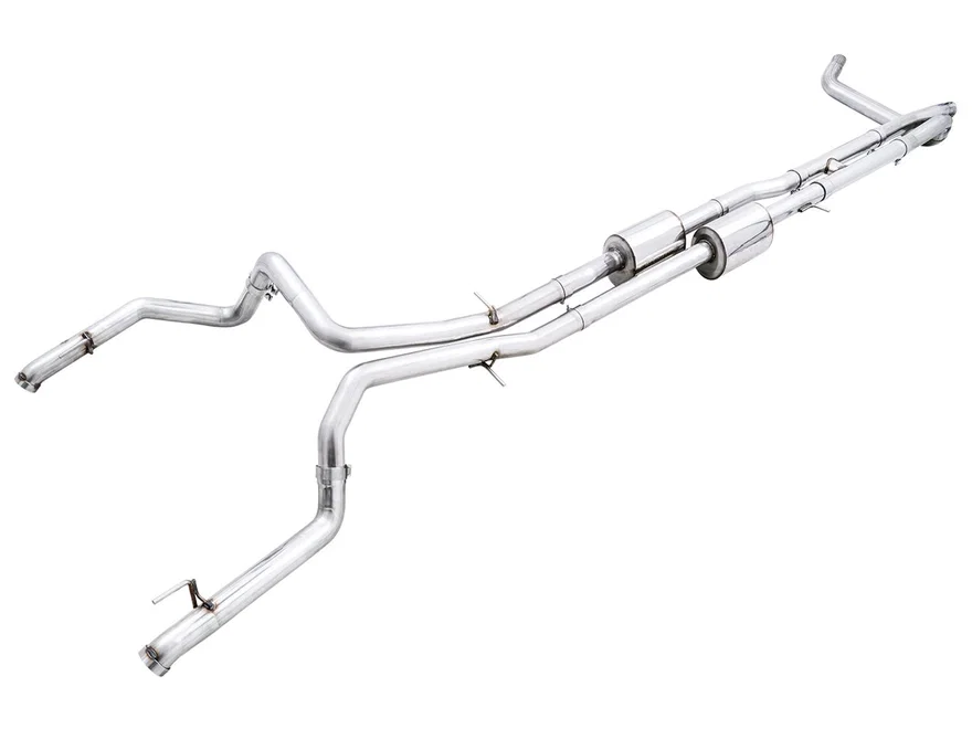 0FG Catback Exhaust for Silverado ZR2/Sierra AT4X - Dual Bashguard for 2022-2026 Chevrolet Silverado 1500 and GMC Sierra 1500