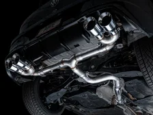 Track Edition Exhaust MK8 Chrome Silver Tips for 2022-2026 Volkswagen Golf R image 15