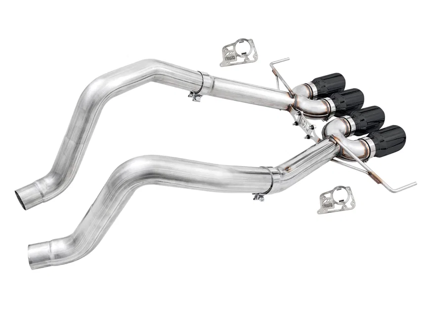 Track Edition Axleback Exhaust for C7 4.5" Diamond Black Tips for 2014-2019 Chevrolet Corvette