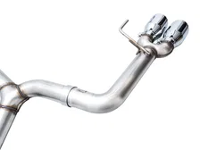 Track Edition Catback Exhaust for VB 4" Chrome Silver Tips for 2022-2026 Subaru WRX image 4