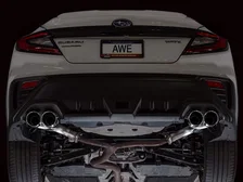 Track Edition Axleback Exhaust for VB 4" Chrome Silver Tips for 2022-2026 Subaru WRX image 7