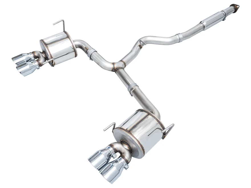 Touring Edition Catback Exhaust for VB 4" Chrome Silver Tips for 2022-2026 Subaru WRX