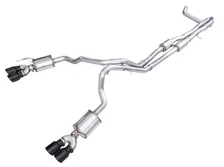 0FG Exhaust for 2021+ Tahoe/Yukon 6.2L - 4.5” Diamond Black Tips image 2