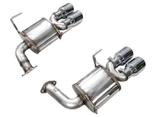 Touring Edition Axleback Exhaust for VB 4" Chrome Silver Tips for 2022-2026 Subaru WRX image 3