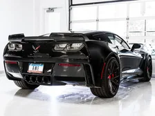 Touring Edition Axleback Exhaust for C7 4.5" Diamond Black Tips for 2014-2019 Chevrolet Corvette image 3