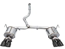 Touring Edition Catback Exhaust for VB 4" Diamond Black Tips for 2022-2026 Subaru WRX image 3