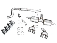 Touring Edition Exhaust MK8 Chrome Silver Tips for 2022-2026 Volkswagen Golf R image 6