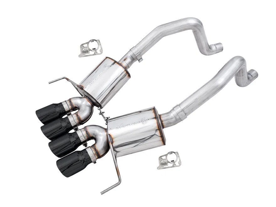 Touring Edition Axleback Exhaust for C7 4.5" Diamond Black Tips for 2014-2019 Chevrolet Corvette