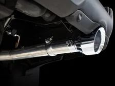 0FG Dual Rear Exit Catback for 5th Gen 5.7L (with bumper cutouts) Chrome Silver Tips for 2019-2026 Ram 1500 image 6