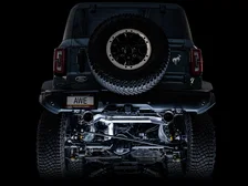 0FG Catback Exhaust with BashGuard™ Dual 4.5" Diamond Black Tips for 2021-2026 Ford Bronco image 4