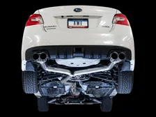 Track Edition Exhaust for VA GV Sedan 4" Chrome Silver Quad Tips for 2012-2021 Subaru WRX and WRX STI image 6