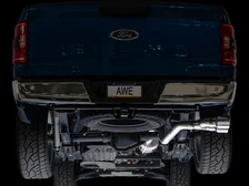0FG Dual Side Exit Exhaust Cab 4.5" Chrome Silver Tips for 2021-2026 Ford F-150 Regular image 11