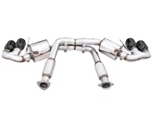 Touring Edition Exhaust for C8 4.5" Diamond Black Tips for 2020-2026 Chevrolet Corvette image 4