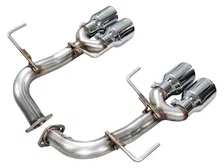 Track Edition Axleback Exhaust for VB 4" Chrome Silver Tips for 2022-2026 Subaru WRX image 3