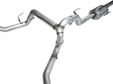 0FG Non-Resonated Catback (With Bumper Cutouts) 5" Chrome Silver Tips for 2021-2026 Ford F-150 and Lobo image 3