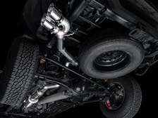 0FG Exhaust for 4th Gen Chrome Silver Tips for 2024-2026 Toyota Tacoma Dual image 13