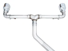 Track Edition Exhaust MK8 Chrome Silver Tips for 2022-2026 Volkswagen GTI image 2
