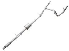 0FG Catback Split Rear Exit Exhaust for 4th Gen Silverado/ 5.3L (with bumper cutouts) OE Tips for 2019-2026 Chevrolet Silverado 1500 and GMC Sierra 1500 image 2