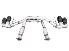 Track Edition Exhaust for C8 4.5" Diamond Black Tips for 2020-2026 Chevrolet Corvette image 5