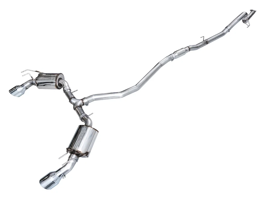 Touring Edition Exhaust for FE1 /DE4 5" Chrome Silver Tips for 2022-2026 Acura Integra and Honda Civic