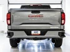 0FG Catback Split Rear Exit Exhaust for 4th Gen Silverado/ 5.3L (Flat Bumper) Dual Diamond Black Tips for 2019-2026 Chevrolet Silverado 1500 and GMC Sierra 1500 image 6