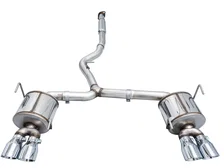 Touring Edition Catback Exhaust for VB 4" Chrome Silver Tips for 2022-2026 Subaru WRX image 3