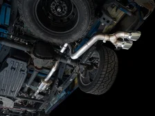 0FG Dual Side Exit Exhaust Cab 4.5" Chrome Silver Tips for 2021-2026 Ford F-150 Regular image 6