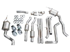 0FG Exhaust Suite for 2021+ Cadillac Escalade ESV 6.2L - Quad Chrome Silver Tips image 8