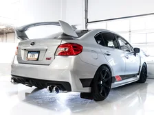 Touring Edition Exhaust for VA STI GV Sedan 4" Chrome Silver Quad Tips for 2012-2021 Subaru WRX and WRX STI image 5