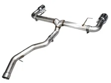 Track Edition Axleback Exhaust G2X 4.5” Chrome Silver Tips for BMW image 3