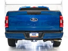 0FG Dual Side Exit Exhaust Cab 4.5" Chrome Silver Tips for 2021-2026 Ford F-150 Regular image 7