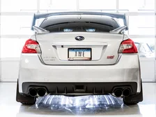 Touring Edition Exhaust for VA STI GV Sedan 4" Diamond Black Quad Tips for 2012-2021 Subaru WRX and WRX STI image 5
