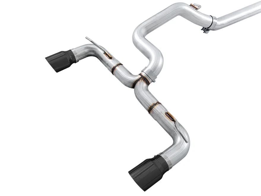 Track Edition Cat-back Exhaust Black Tips for 2016-2018 Ford Focus RS