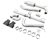 Track Edition Exhaust MK8 Black Tips for 2022-2026 Volkswagen GTI Diamond image 3
