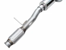 0FG Catback Split Rear Exit Exhaust for 2021+ Tahoe/Yukon 5.3L - 4.5" Quad Chrome Silver Tips image 3