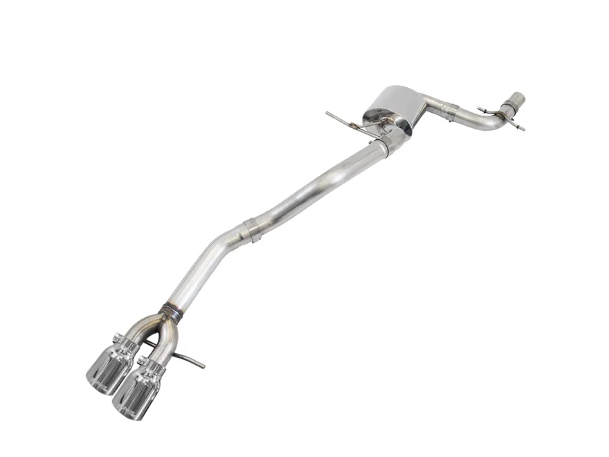 Track Edition Exhaust for MK6 GLI 2.0T MK6 1.8T Chrome Silver Tips for 2012-2018 Volkswagen Jetta
