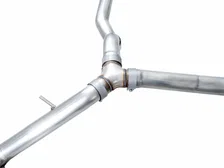 0FG Catback Split Rear Exit Exhaust for 2021+ Tahoe/Yukon 5.3L - 4.5" Quad Chrome Silver Tips image 5