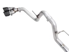 0FG Dual Side Exit Exhaust 4.5" Diamond Black Tips for 2021-2026 Ford F-150 image 2