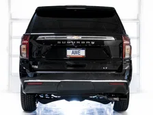 0FG Catback Side Exit Exhaust for 2021+ Tahoe/Yukon 5.3L - 4.5" Diamond Black Tips image 9
