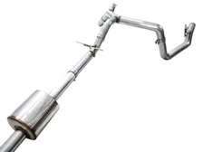 0FG Catback Split Rear Exit Exhaust for 4th Gen Silverado/ 5.3L (with bumper cutouts) OE Tips for 2019-2026 Chevrolet Silverado 1500 and GMC Sierra 1500 image 4