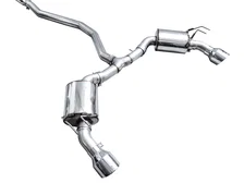 Touring Edition Exhaust for FE1 /DE4 5" Chrome Silver Tips for 2022-2026 Acura Integra and Honda Civic image 3