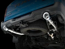 0FG Dual Rear Exit Catback for 5th Gen 5.7L (with bumper cutouts) Chrome Silver Tips for 2019-2026 Ram 1500 image 11