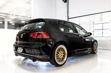 Track Edition Exhaust MK7.5 Black Tips for 2018-2021 Volkswagen GTI Diamond image 3